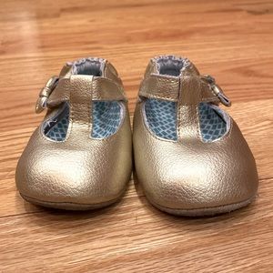 Robeez | first kicks gold dress shoes